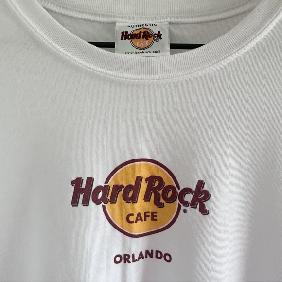 Hard Rock Cafe Orlando vintage Y2K t-shirt Women’s xxl white - Picture 3 of 4